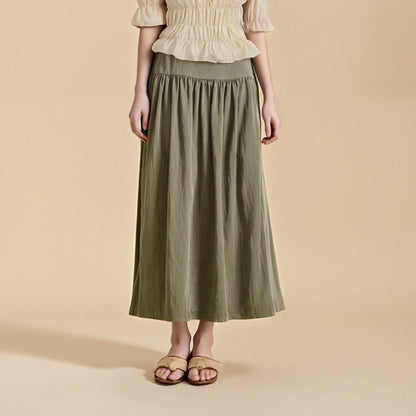 Maxirock mit hoher Taille im Renaissance-Stil