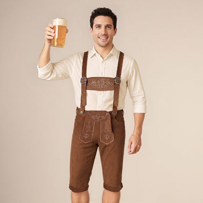Oktoberfest Men's Bavarian Lederhosen Shorts