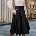 Steampunk Skirt Length Adjustable Skirt With Pocket - Retrorobe