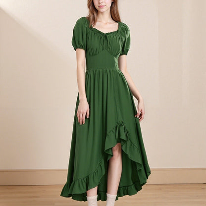 Green Elven LARP Fantasy Costume Dress