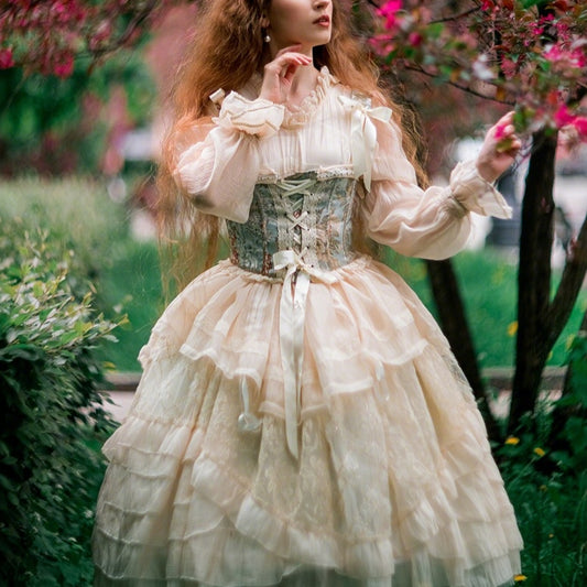 Vintage Classic Lolita OP Dress Set