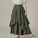 Renaissance Dual-Layer Swing Maxi Skirt - Retrorobe