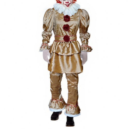 Pennywise It Clown Killer Costume Gold