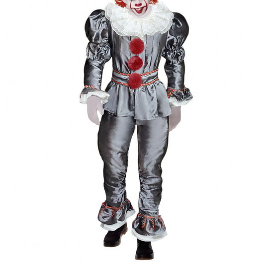 Pennywise It Clown Killer Costume Silver