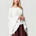 Renaissance Medieval Gothic Victorian Bell Sleeves Tops - Retrorobe