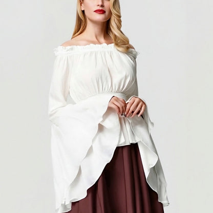 Renaissance Medieval Gothic Victorian Bell Sleeves Tops