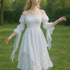 Viktorianisches, fließendes Kleid 