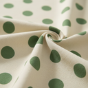 Cream Dot Charm Midi Dress