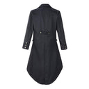 Men's Steampunk Solid Color Tailcoat - Retrorobe