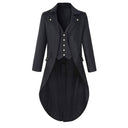 Men's Steampunk Solid Color Tailcoat - Retrorobe