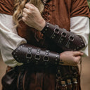 Punk & Gothic Medieval Style Drawstring Bracers - Retrorobe