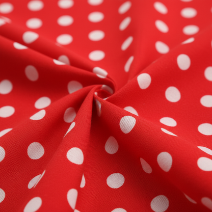 Women's 1950s Polka Dot Halter Neck Swing Dress