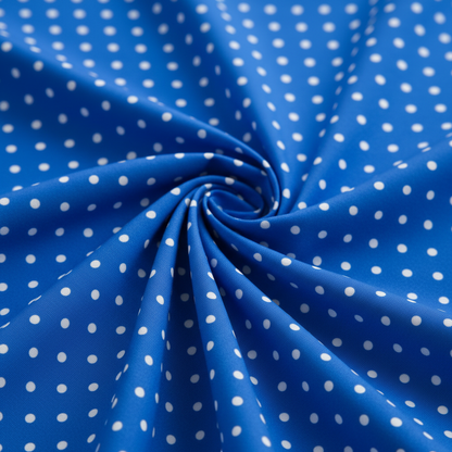 Women's 1950s Polka Dot Halter Neck Swing Dress