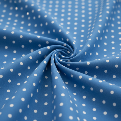 Women's 1950s Polka Dot Halter Neck Swing Dress