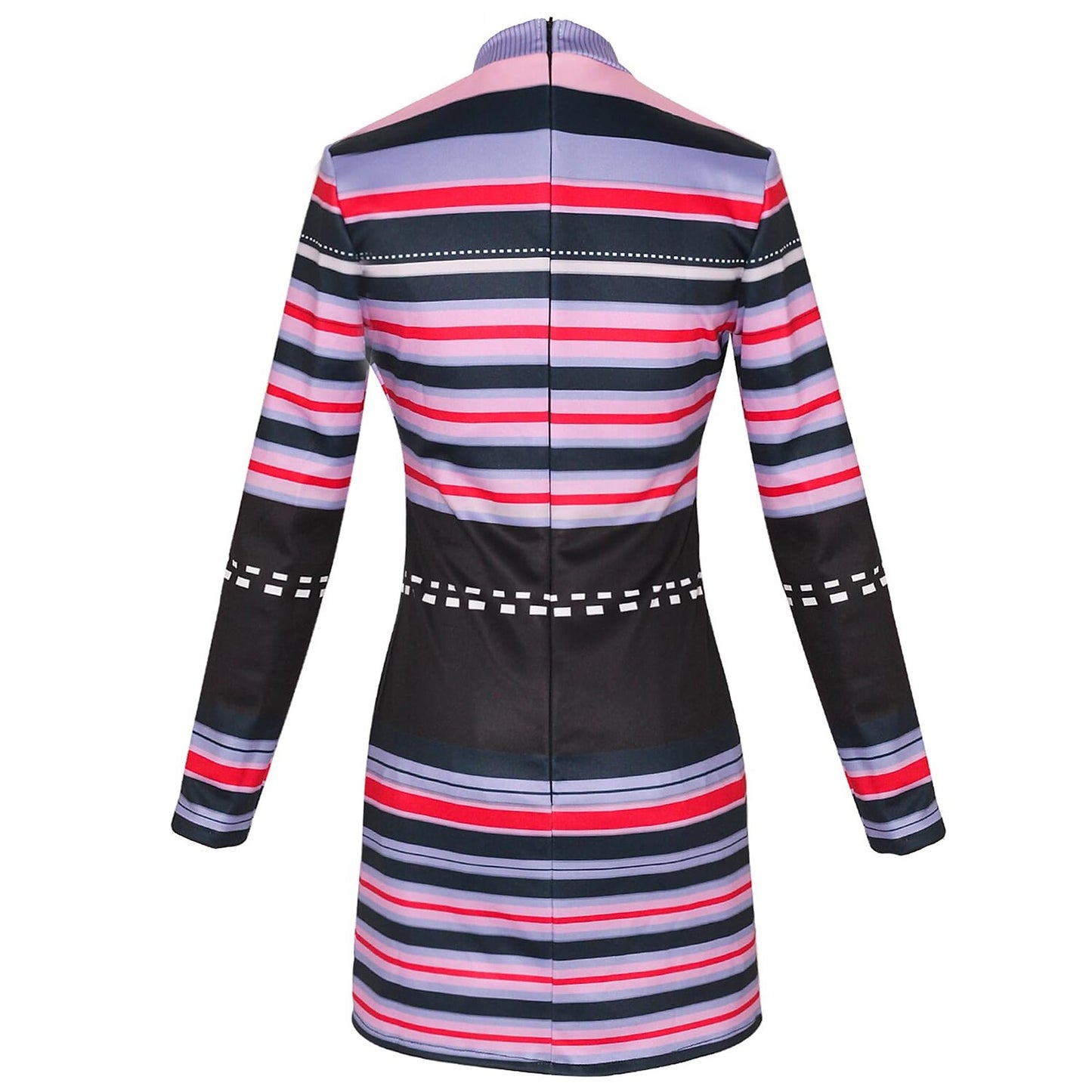 Women's Astrid Striped Distressed Sweater Dress