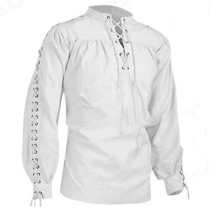 Punk & Gothic Renaissance Style Shirt Plus Size