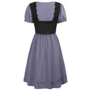 Renaissance Puff Sleeve Knee-Length Dress - Retrorobe