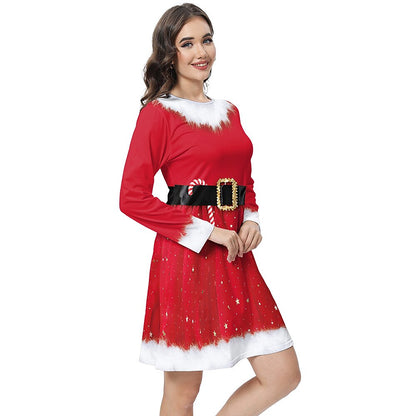 Women's Christmas Elf Costume Set
