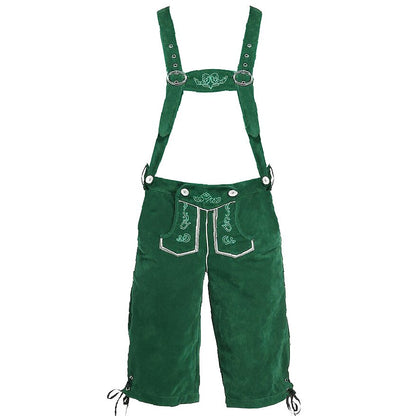 Oktoberfest Lederhosen Set with Shirt, Hat, and Socks