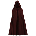 Women's Burgundy Gothic Witch Outfit 5-Piece Costume Set