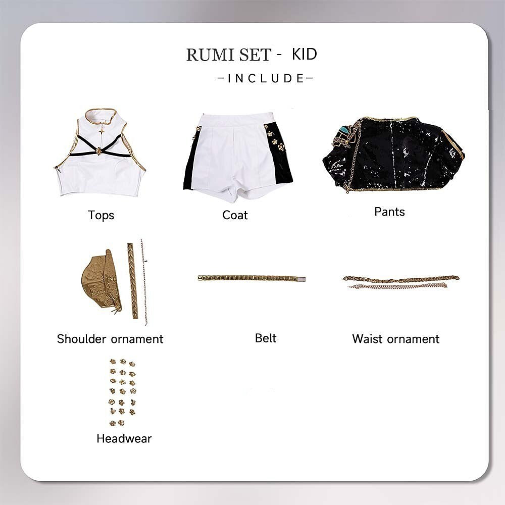 Korean Idol Inspired Pop Star Costume for Girls