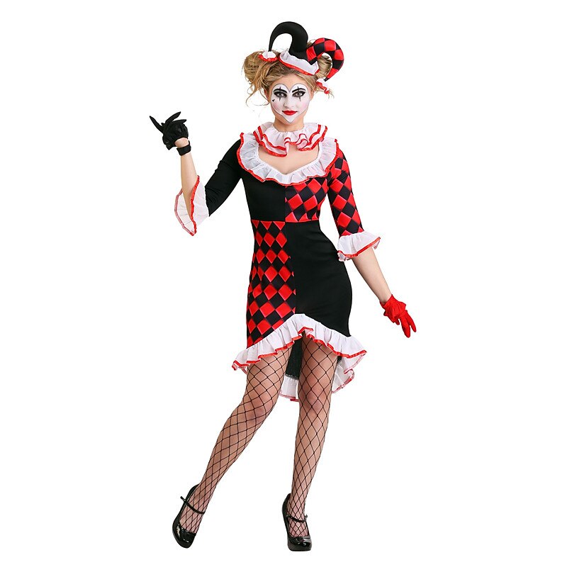 Burlesque Clown Cosplay Costume