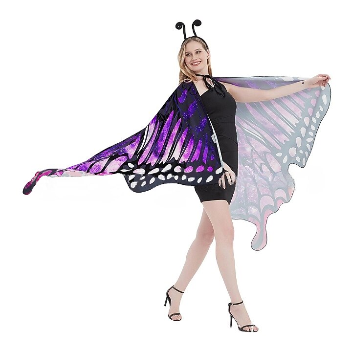 Butterfly Costume with Wings Headband Mask