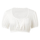 Women’s Oktoberfest Dirndl Blouse Cropped Top - Retrorobe