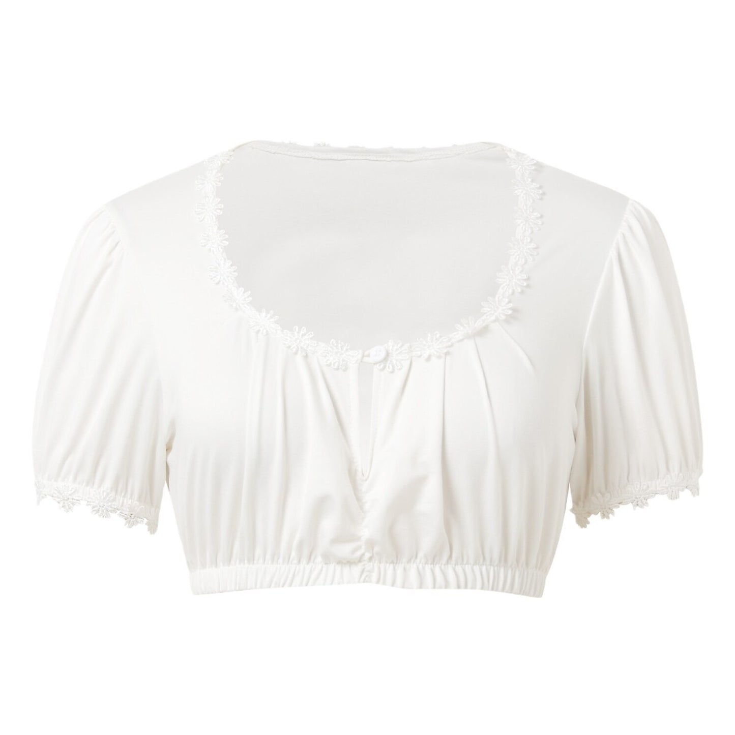 Women’s Oktoberfest Dirndl Blouse Cropped Top