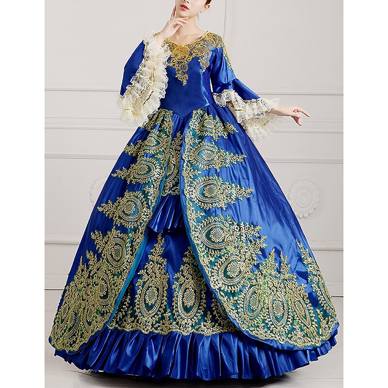 Rococo Baroque Style Court Gown