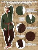 Medieval Pirate Costume with ACCs - Retrorobe