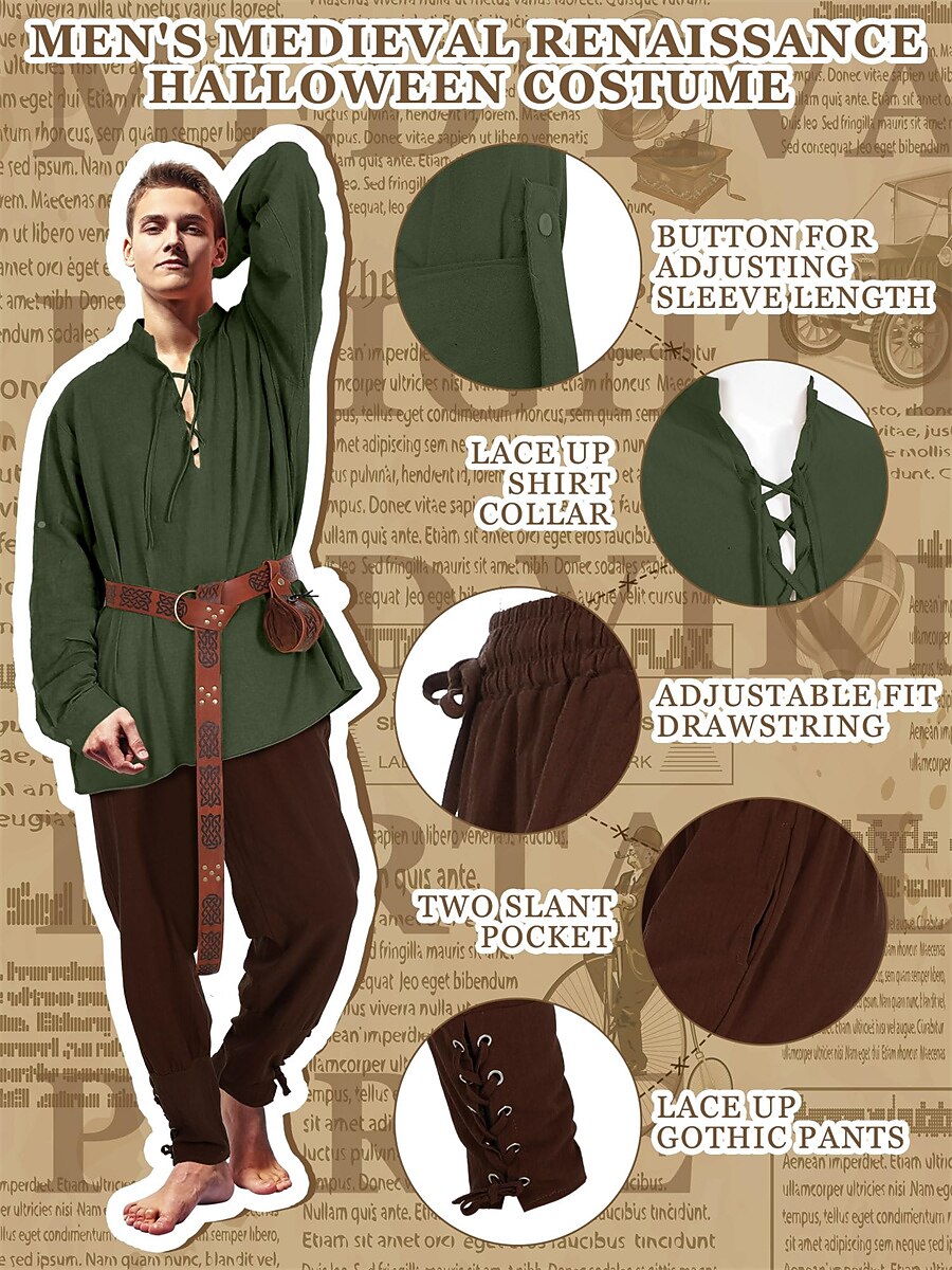 Medieval Pirate Costume with ACCs