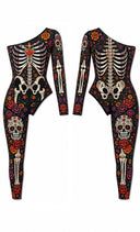 Women's Sugar Skull Bride 3-Piece Halloween Costume Set