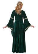 Vestido medieval celta con cordones