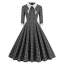 Plaid Checkered Grace Midi Dress