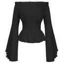 Renaissance Medieval Gothic Victorian Bell Sleeves Tops - Retrorobe