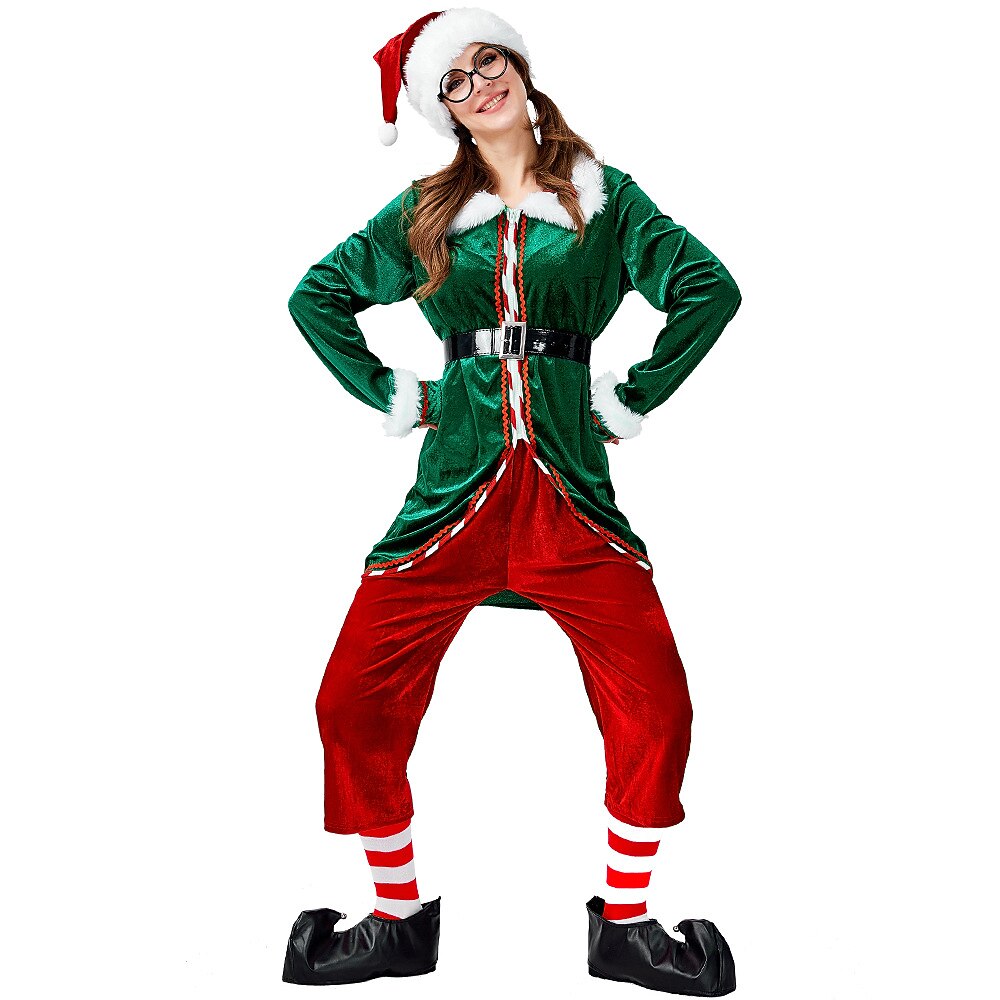 Women's Elf Santa's Helper Outfit