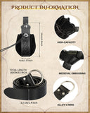 Medieval Renaissance Waist Belt Bag for Viking Costume