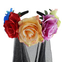 Women's Gothic Floral Veil Halloween Headband