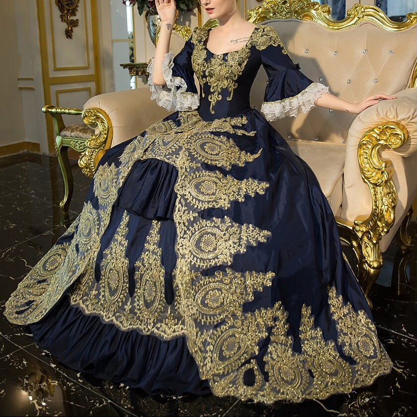 Rococo Pannier Ball Gown Robe à la Française