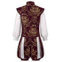 Men's Black & Gold Renaissance Noble Costume Set