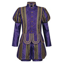 Men's Purple & Gold Renaissance Noble Costume Set