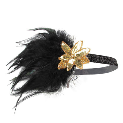 1920s Black and Gold Flapper Accessory Set