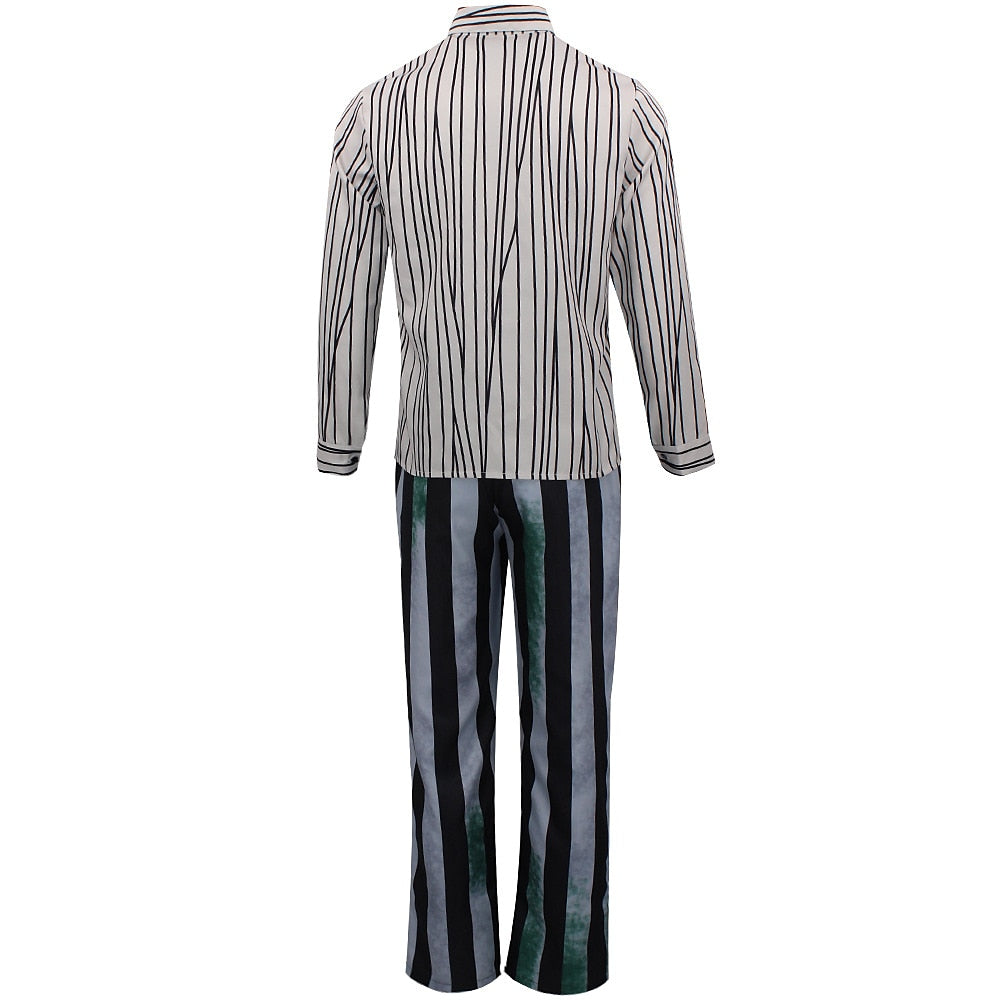 Men's Striped Costume Suit