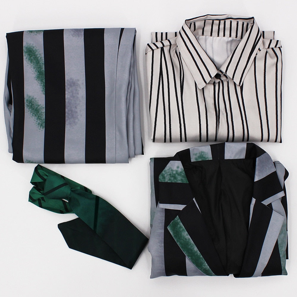 Men's Striped Costume Suit
