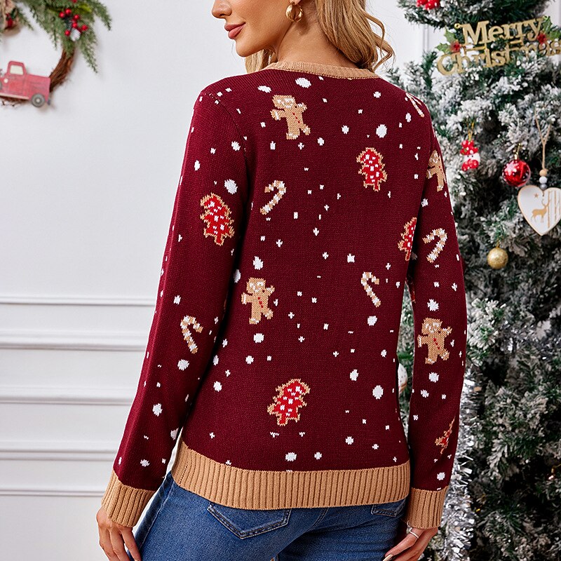 Gingerbread Man Ugly Christmas Sweater