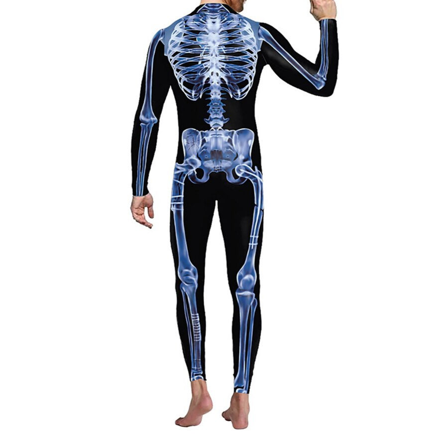 Men's X-Ray Skeleton Bodysuit
