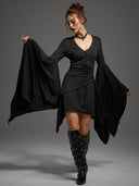 Women's Gothic Skeleton Bodysuit 3-Piece Halloween Costume Set