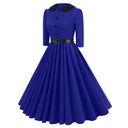 Peter Pan Collar Grace Midi Dress