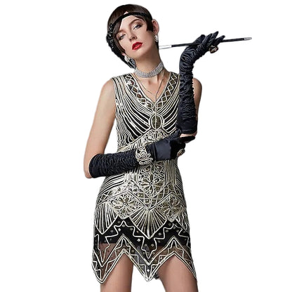 Sparkly Sequin Bodycon Flapper Dress